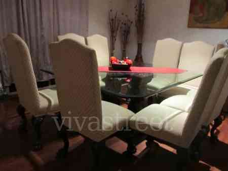 Comedor 8 sillas monterrey hogar jardin muebles Comedor rustico ocho sillas