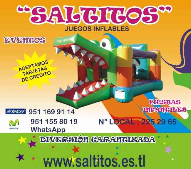 Saltitos, juegos inflables y fiestas infantiles, Oaxaca de Juárez