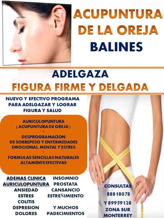 blaines en la oreja para bajar de peso